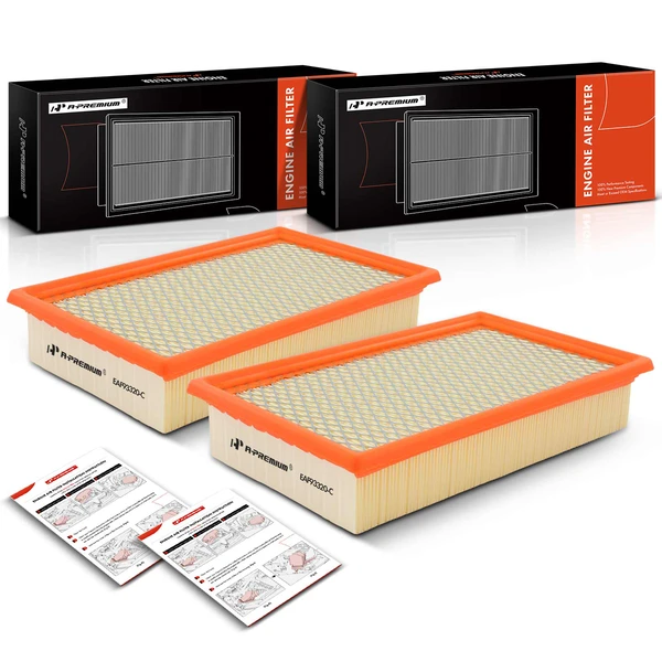 2 Pcs Engine Air Filter for 2002-2010 Ford Explorer