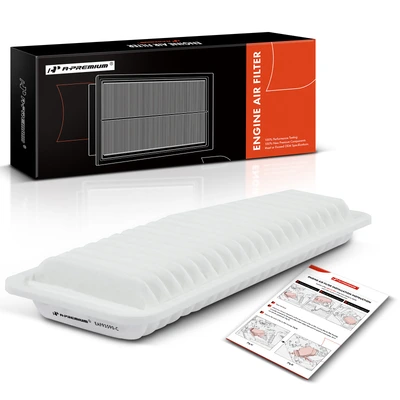 Engine Air Filter with Rigid Panel
