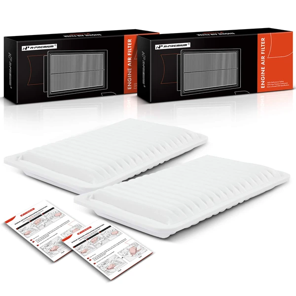 2 Pcs Engine Air Filter for 2004-2008 Toyota Solara