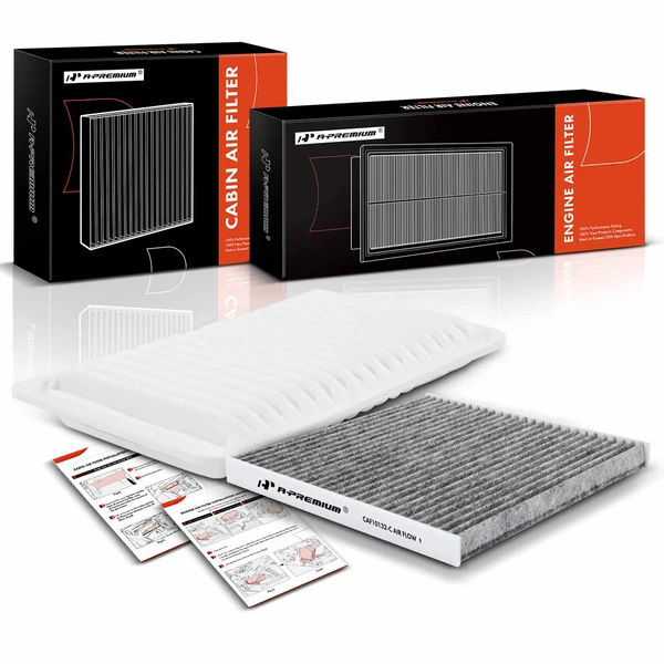 Engine & Activated Carbon Cabin Air Filter for 2002-2003 Lexus ES300