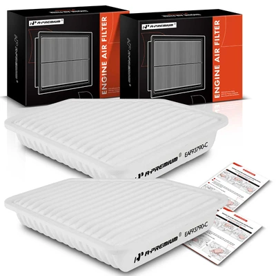 2 Pcs Engine Air Filter