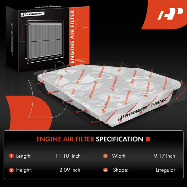 2 Pcs Engine Air Filter for Lexus GS300 GS450h SC430 V6 3.0L 4.3L 3.5L V8 4.3L