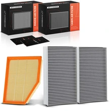 Engine & Active Carbon Cabin Air Filter for 2008-2011 BMW 528i