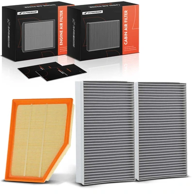 Engine & Active Carbon Cabin Air Filter for 2008 BMW 528xi