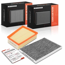 Engine & Activated Carbon Cabin Air Filter for 2007-2012 Nissan Sentra