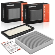 Engine & Active Carbon Cabin Air Filter for 2013-2015 Chevrolet Spark
