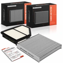 Rigid Panel Engine & Active Carbon Cabin Air Filter for 2016-2022 Honda HR-V