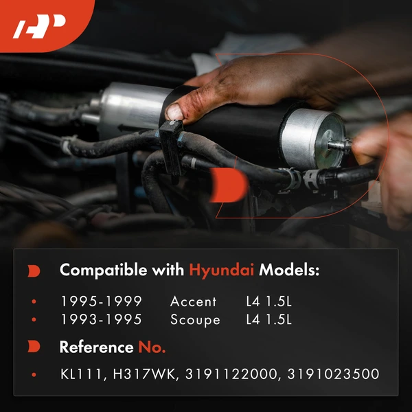 Fuel Filter for Chrysler Sebring Dodge Avenger Eagle Talon Mitsubishi Eclipse