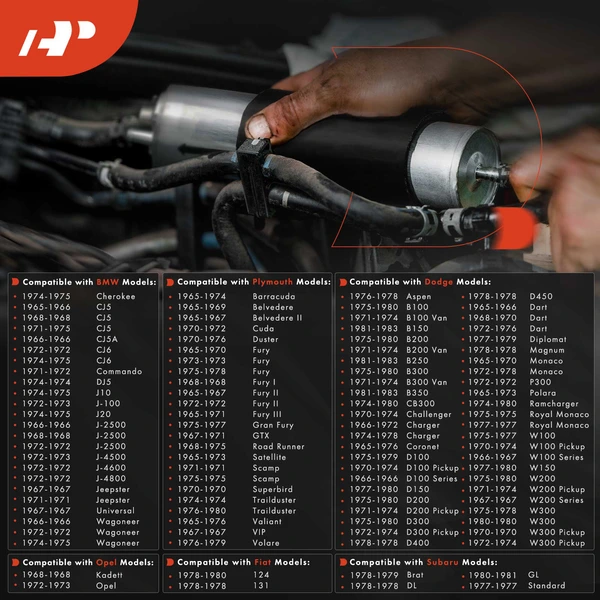 Fuel Filter for Honda Accord Chevy Malibu Jeep Cherokee Dodge Charger Chrysler