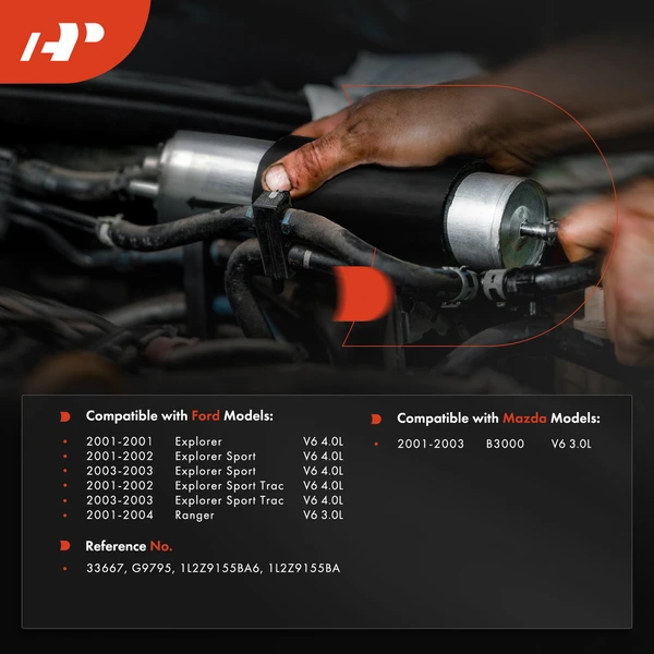 Fuel Filter for Ford Explorer Sport 2001-2003 Ranger 2001-2004 Mazda B3000 2001-2003