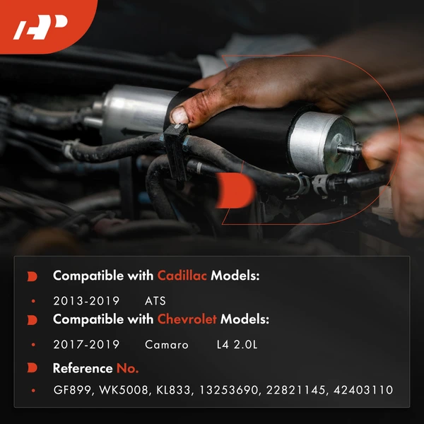 Fuel Filter for Chevrolet Camaro 2017-2019 Cadillac ATS 2013-2019 2.0L 2.5L 3.6L