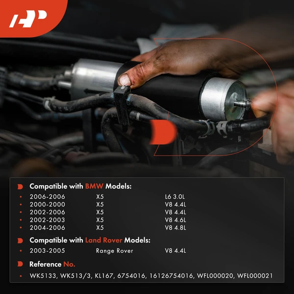 Fuel Filter for BMW E53 X5 2000 2002-2006 Land Rover Range Rover 2003-2005 GAS