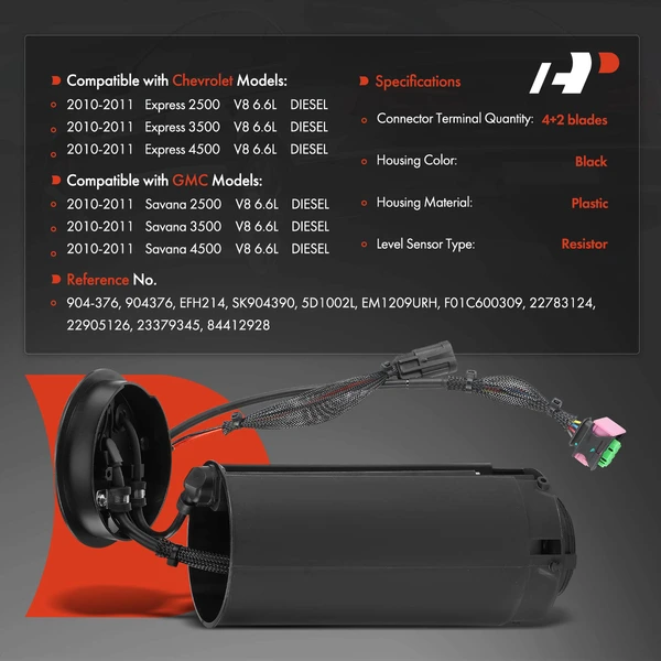 A-Premium APEFH014 Diesel Exhaust Fluid (DEF) Heater