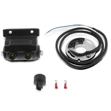 Electronic Ignition System with Coil Kit for 1970-1972 1979-1981 1985-1987 1998-1999 Harley-Davidson Electra Glide