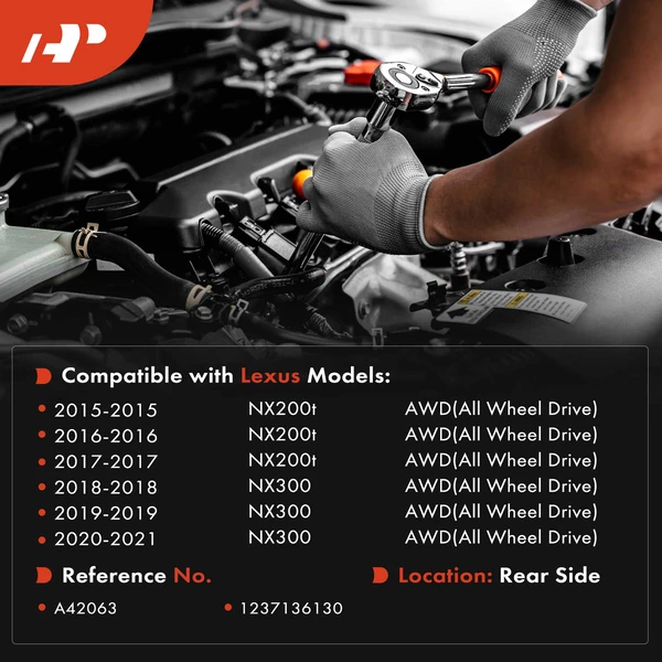 1-Pc Engine Motor Mount Rear Side A-Premium APEM2046