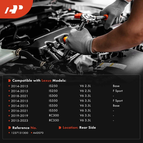 1-Pc Automatic Transmission Mount Rear Side A-Premium APEM2050