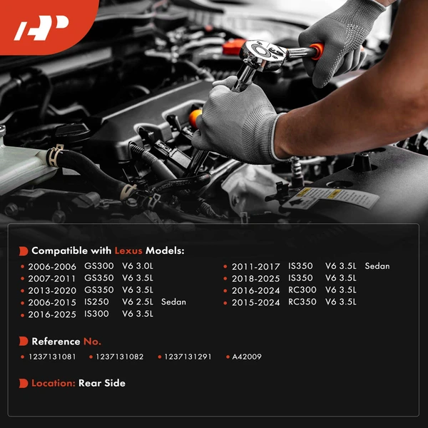 1-Pc Automatic Transmission Mount Rear Side A-Premium APEM2026