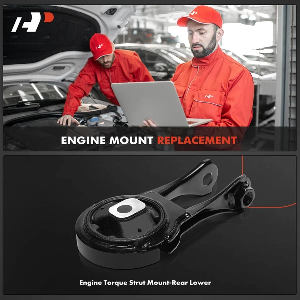 1-Pc Engine Torque Strut Mount Rear Lower A-Premium APEM1633