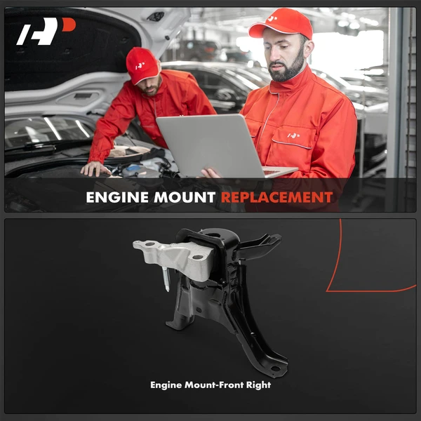 1-Pc Engine Motor Mount Front Right Passenger Side A-Premium APEM1804