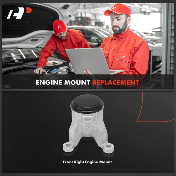 1-Pc Motor Engine Mount Front Right Passenger Side A-Premium APEM1705