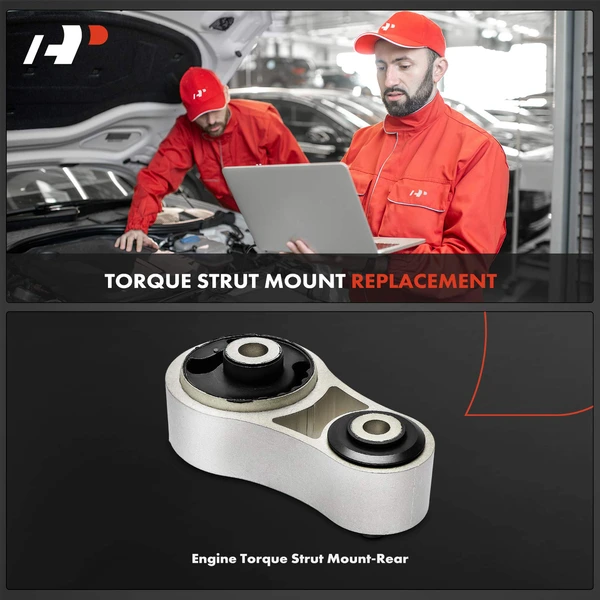 1-Pc Engine Torque Strut Mount Rear Side A-Premium APEM1710