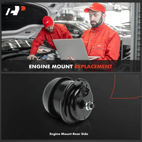 1-Pc Engine Mount Rear Side A-Premium APEM2174