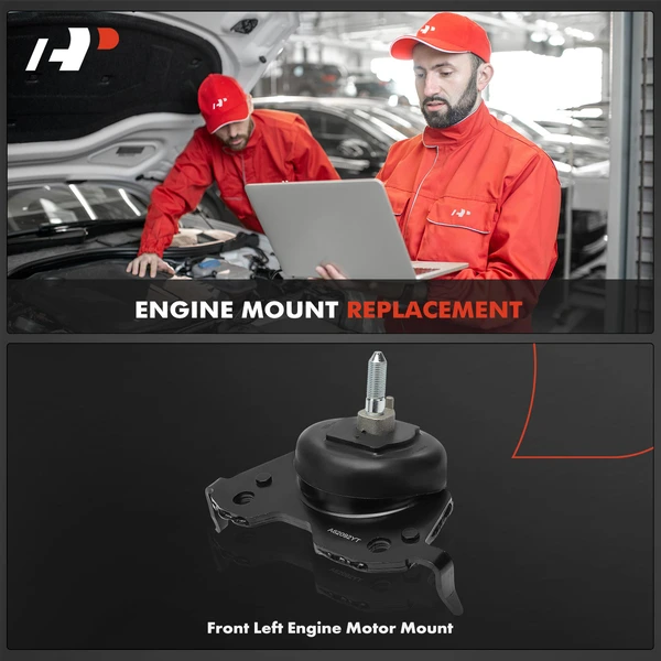 1-Pc Engine Motor Mount Front Left Driver Side A-Premium APEM1741