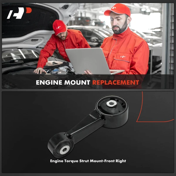 1-Pc Engine Torque Strut Mount Front Right Passenger Side A-Premium APEM1808