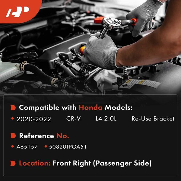 1-Pc Engine Motor Mount Front Right Passenger Side A-Premium APEM1815