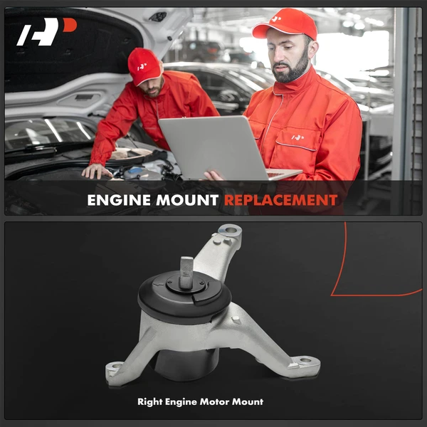 1-Pc Engine Mount Right Passenger Side A-Premium APEM2114