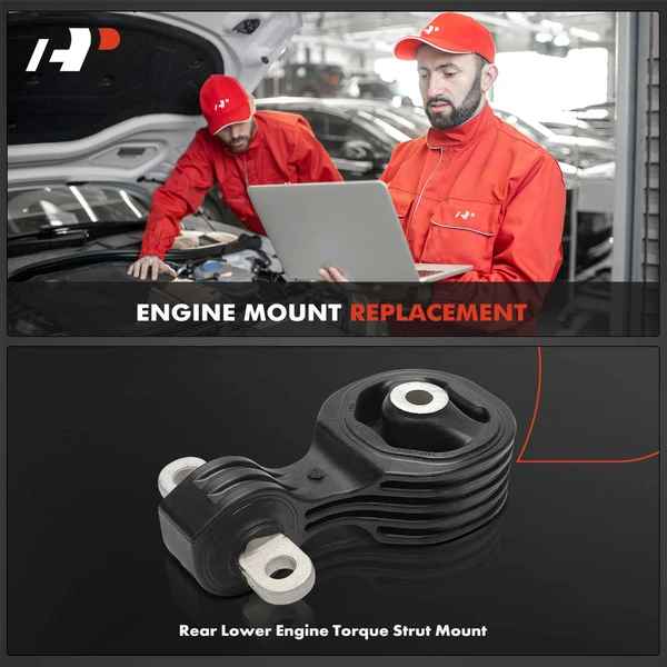 1-Pc Engine Torque Strut Mount Rear Lower A-Premium APEM1744