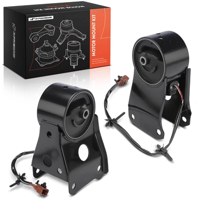 2 Pcs Front & Rear Engine Motor Mounts