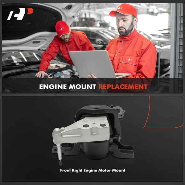 1-Pc Engine Motor Mount Front Right Passenger Side A-Premium APEM1685