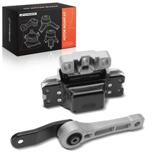 2005-2010 Volkswagen Bora Engine Motor Mount & Transmission Mount, 2 Pcs, A-Premium, APEM3663PG