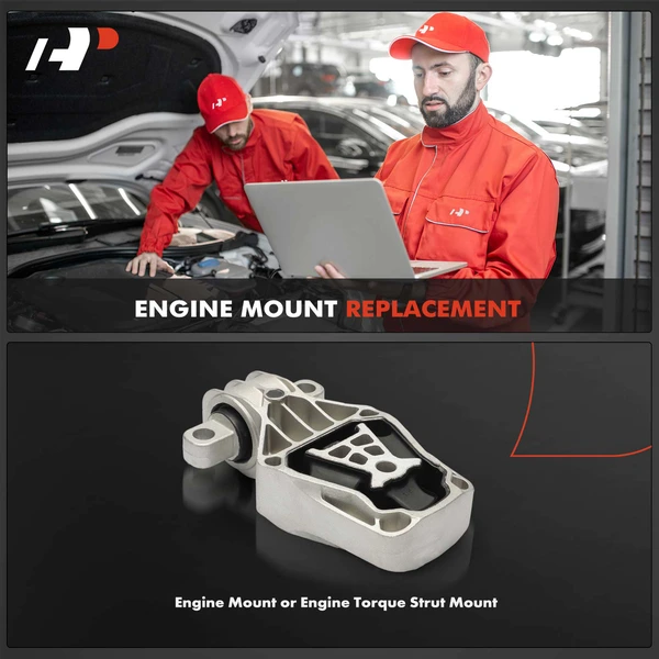 1-Pc Engine Mount or Engine Torque Strut Mount Lower A-Premium APEM1535