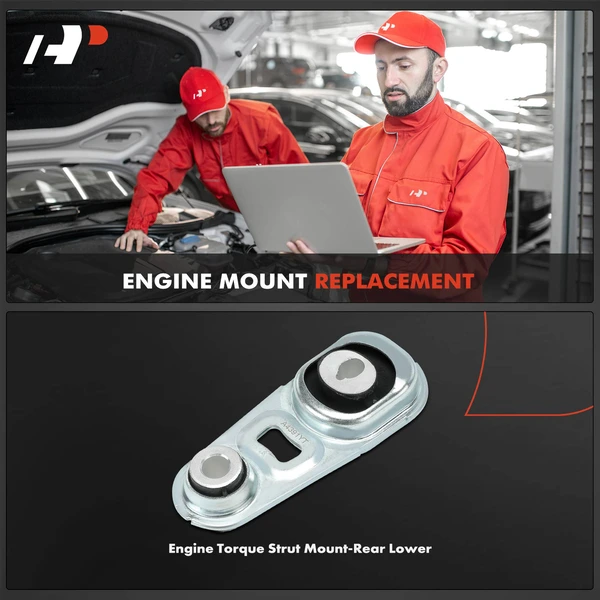 1-Pc Engine Torque Strut Mount Rear Lower A-Premium APEM1537