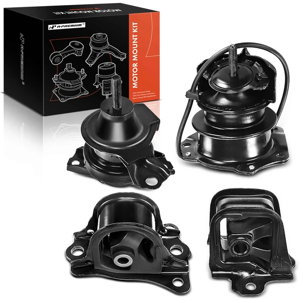 4-Pc Motor Mount + Transmission Mount, Front & Rear, A-Premium APEM004