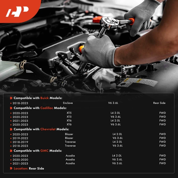 1-Pc Automatic Transmission Mount Rear Side A-Premium APEM1836