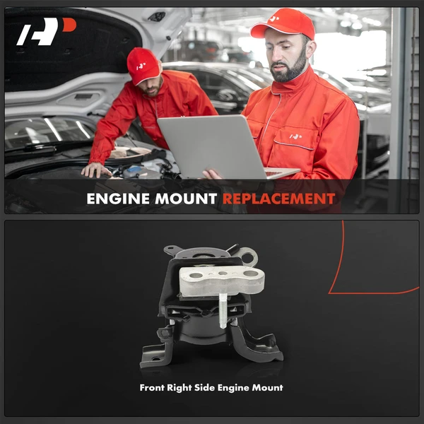 1-Pc Engine Mount Front Right Passenger Side A-Premium APEM1688