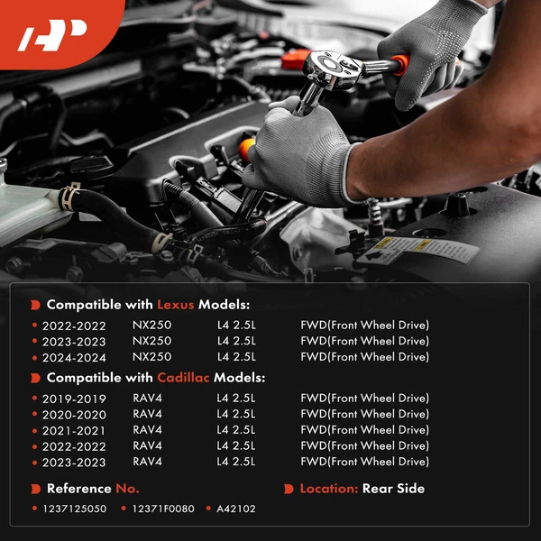 1-Pc Engine Mount Rear Side A-Premium APEM1550