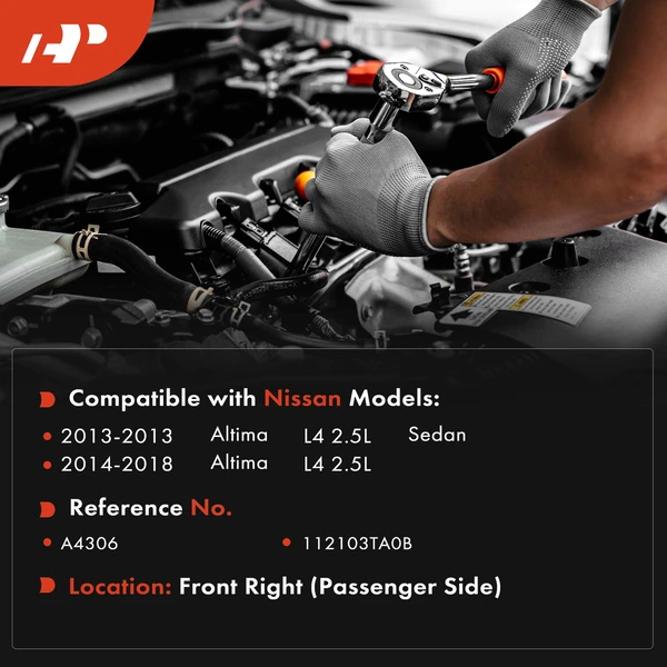 1-Pc Engine Motor Mount Front Right A-Premium APEM1855