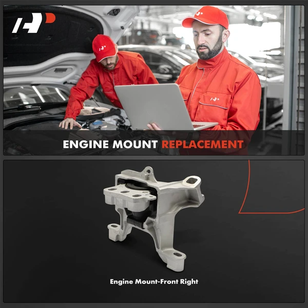1-Pc Engine Mount Front Right Passenger Side A-Premium APEM1763