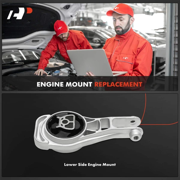 1-Pc Automatic Transmission Mount Lower A-Premium APEM1886