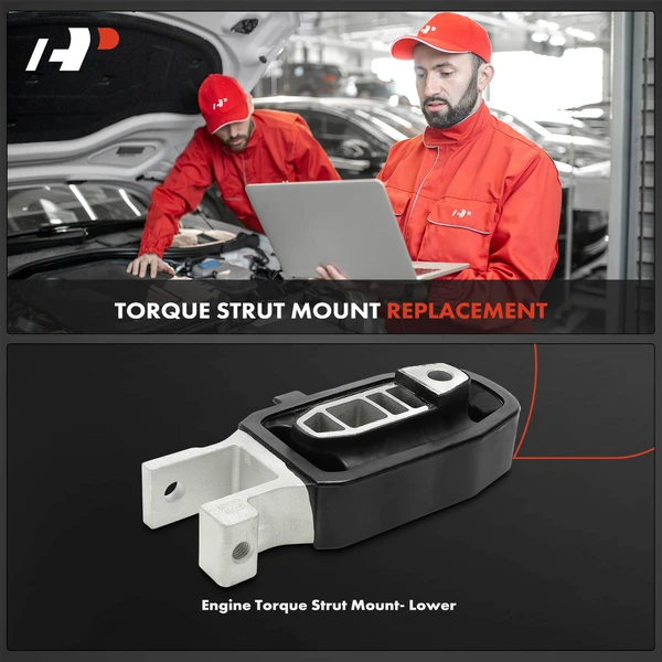 1-Pc Engine Torque Strut Mount Lower A-Premium APEM1918