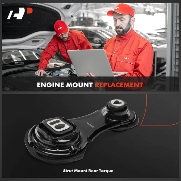 1-Pc Torque Strut Mount Rear Side A-Premium APEM1584