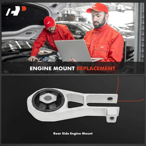 1-Pc Engine Torque Strut Mount Rear Side A-Premium APEM1940