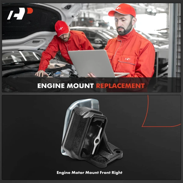 1-Pc Engine Motor Mount Front Right Passenger Side A-Premium APEM1934