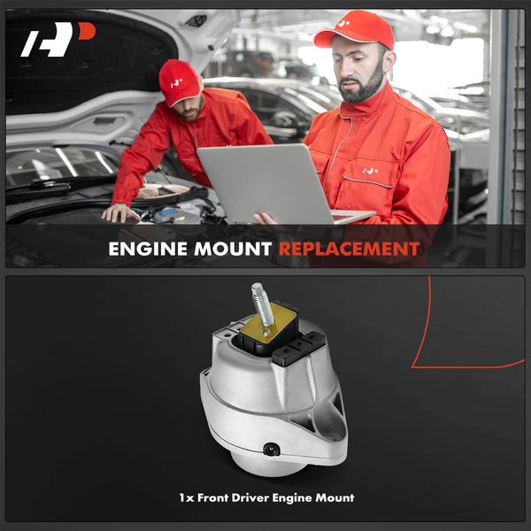 1-Pc Engine Mount Front Left Driver Side A-Premium APEM1962