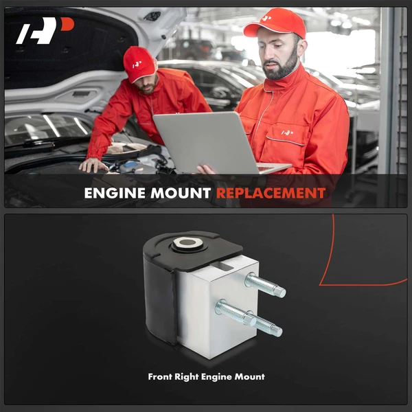 1-Pc Engine Mount Front Right Passenger Side A-Premium APEM1598