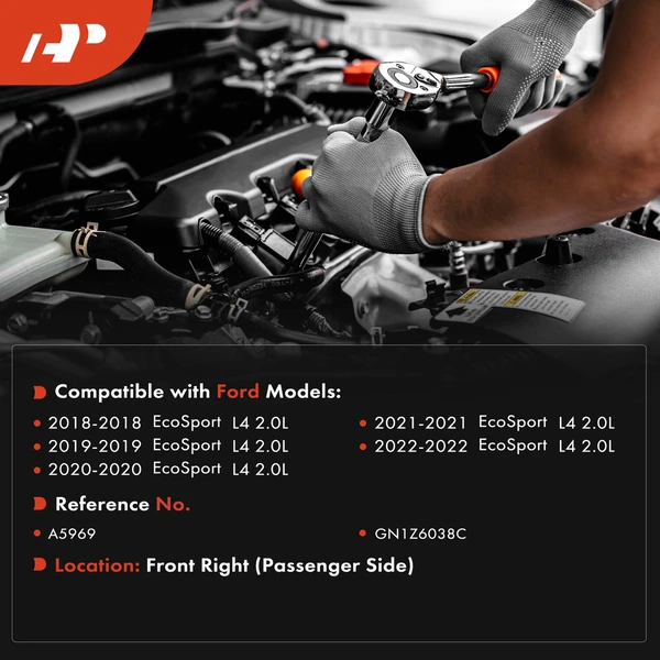 1-Pc Engine Motor Mount Front Right A-Premium APEM1969